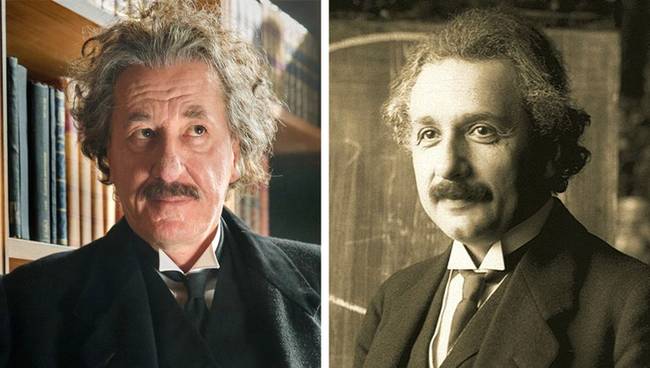 Geoffrey Rush, mint Albert Einstein. (Géniusz)