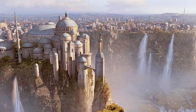 A Star Wars I. rész – Baljós árnyak című filmben a Naboo bolygó madártávlatból forgatott jeleneteihez egy miniatűr világot építettek, a vízesésekhez pedig nem vizet, hanem sót használtak.