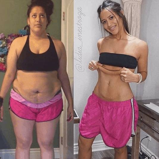 Ugrás 90 kg-ról 63 kg-ra.