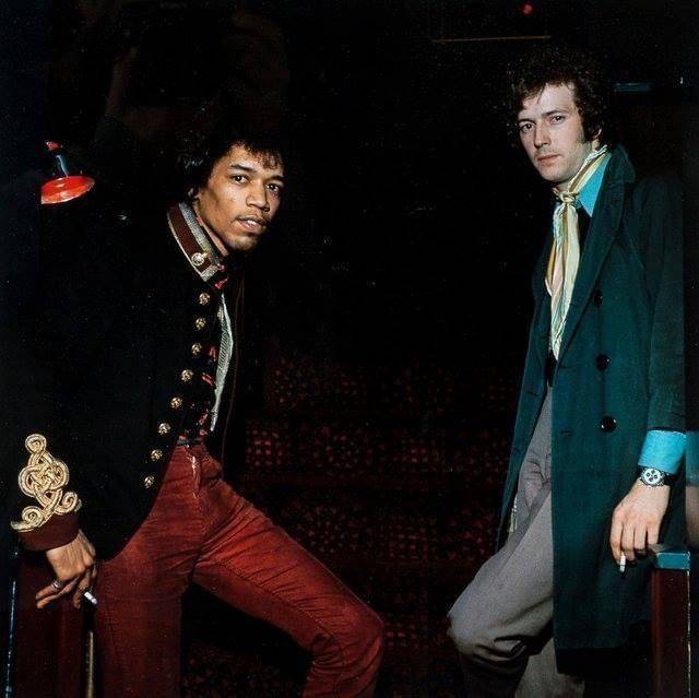 Jimi Hendrix és Eric Clapton, 1967.