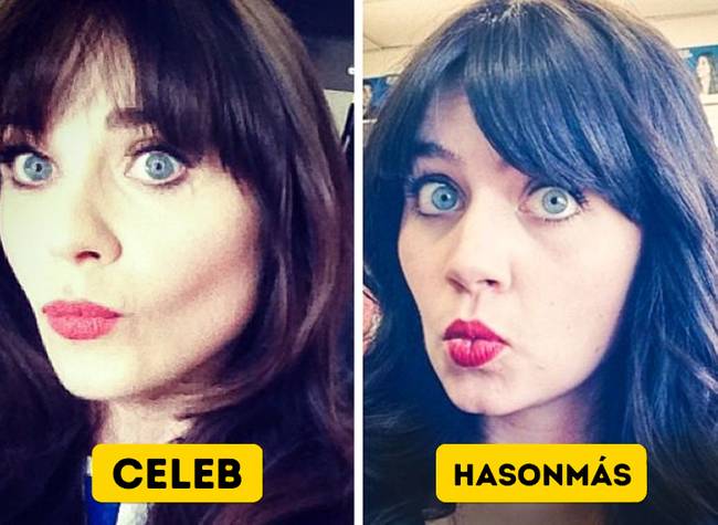 Mi sem hisszük el teljesen, de a jobb oldali képen elvileg nem Zooey Deschanel látható.