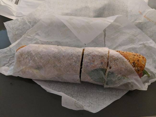 „Megkértem a hölgyet, hogy vágja fel három darabra."