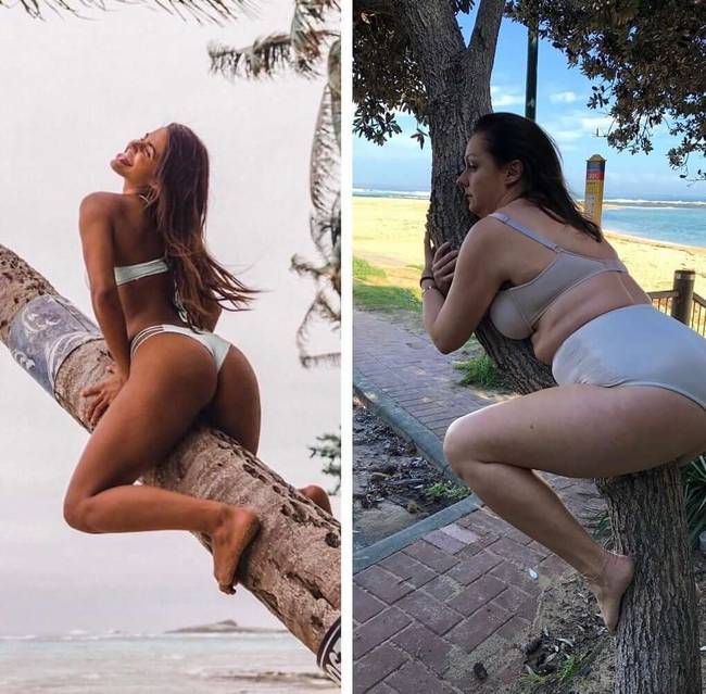 Az ausztrál színésznő tovább parodizálja az Instagram-celebek képeit, de még mindig imádjuk