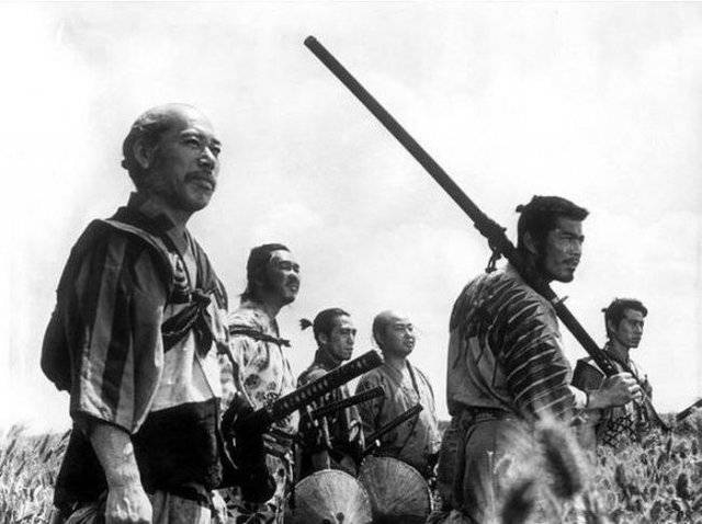 Ezután szükségünk lesz egy képre. Ehhez a Kuroszava Akira által rendezett "A hét szamuráj" című film egyik jelenetét választottuk.
