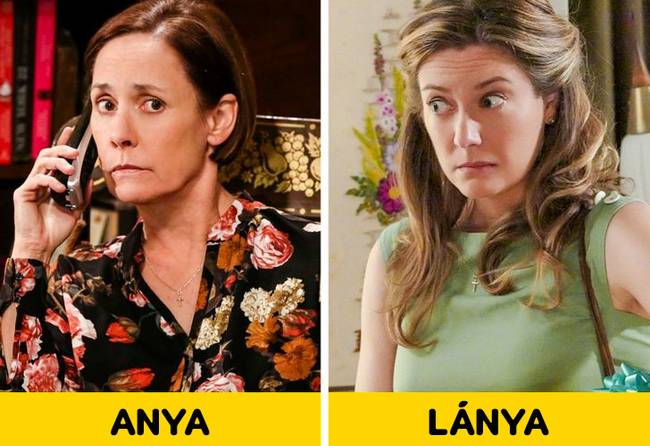 A színésznő, aki Sheldon édesanyját alakítja az "Agymenők" című tévésorozatban, annak a nőnek az anyja, aki Sheldon édesanyját alakítja "Az ifjú Sheldon" című tévésorozatban.