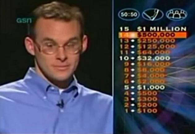 1999-ben a "Legyen Ön is milliomos" című kvízműsor amerikai változatában egy férfi az utolsó kérdésig egyetlen segítséget sem használt, és utána is csak azért használta el a telefonos segítséget, hogy felhívja az apját, és közölje vele, hamarosan milliomos lesz.