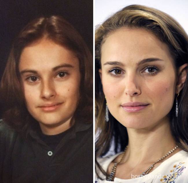 „A barátnőm 13 éves korában és Natalie Portman most.”