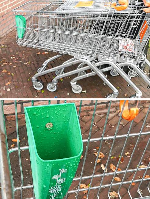 Ezeket a tartókat azért tervezték, hogy az élelmiszerek ne törhessék össze a virágokat.