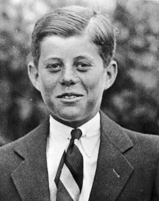 A 10 éves John F. Kennedy, 1907-ben.