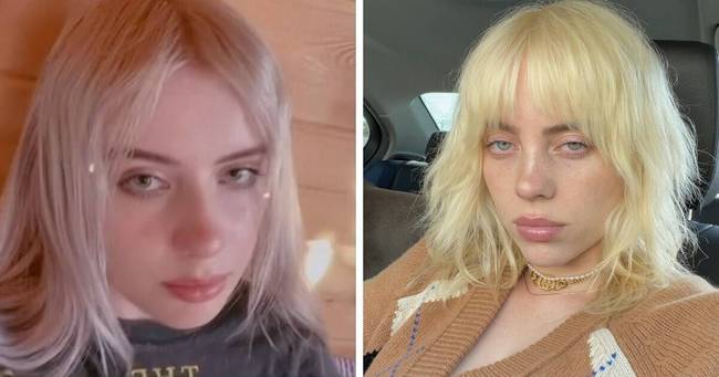 Ez a TikTok-on csak "howeversnowy" becenévvel regisztrált orosz lány kiköpött Billie Eilish.