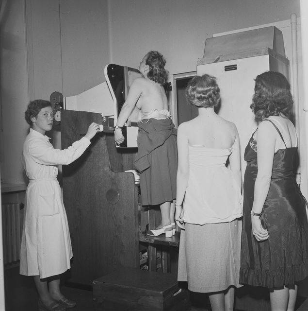Tuberkulózis vizsgálat, 1953-ban.