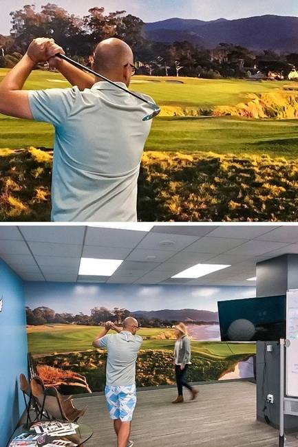 „Elmentünk a srácokkal golfozni."