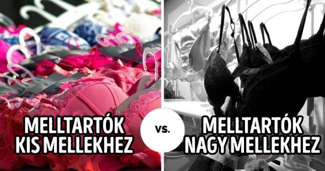 A kisebb mellű nőknek hatalmas a választék, míg a nagyobb mellűek annak is örülhetnek, ha egyáltalán találnak valamit.