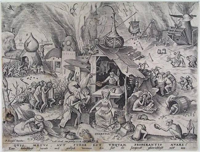 Id. P. Bruegel, „Kapzsiság”.