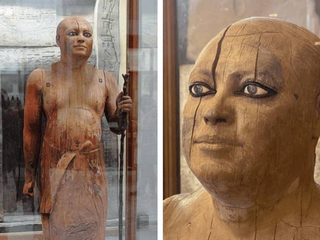 Egyiptomi szobor, ami egy pap-előadó magánembert ábrázol. Platánfából faragták, a szeme pedig hegyikristály. Időszámításunk előtt 2494-2345 körül hozták létre.