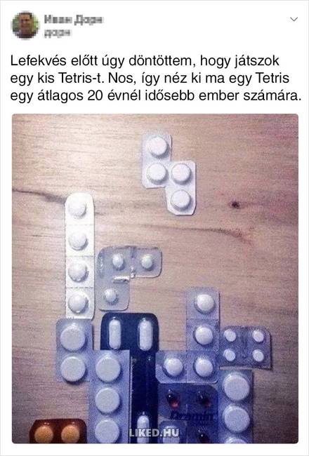 Lefekvés előtti tetris
