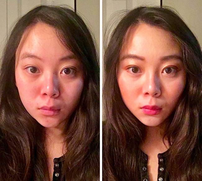 „Smink nélkül vs. no makeup sminkkel."
