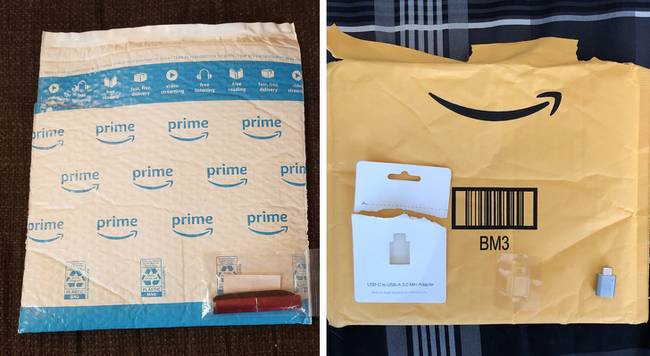Nagyon úgy fest, hogy az Amazon imád kis termékeket minél nagyobb csomagolásban kiküldeni.