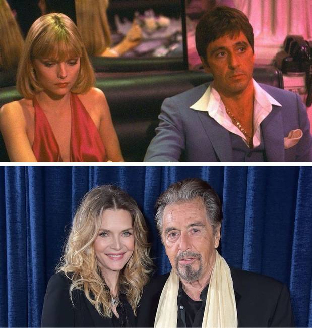 Michelle Pfeiffer és Al Pacino (1983 és 2018)