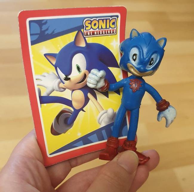 „Csak egy normális Sonic figurát akartam, de ezt kaptam helyette."