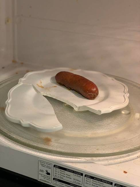 „A tányérom úgy döntött, hogy váratlanul véget vet a játéknak."