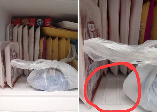 Rengeteg helyet spórolhatunk meg a fagyasztónkban, ha a húsokat és dobozokat élükre állítva pakoljuk bele.