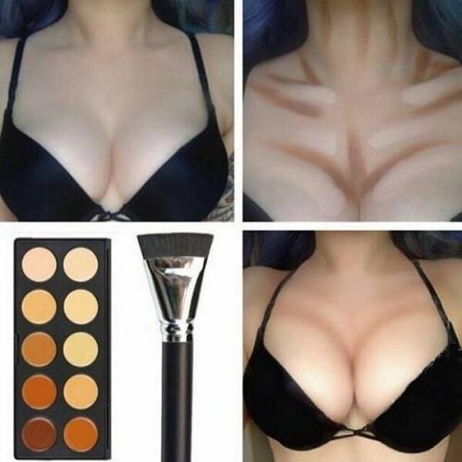 Nem akarsz push-up melltartót? Rajzolj nagyobb melleket magadnak!