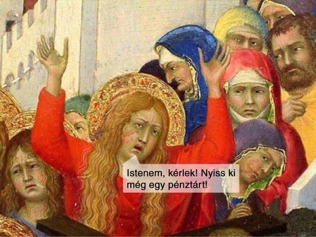 Karácsony előtt a Teszkóban.