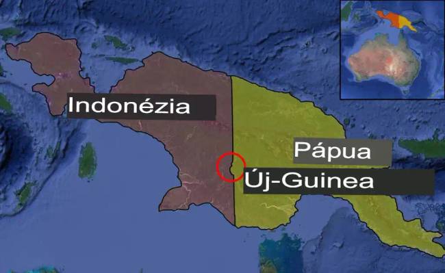 Miért olyan furcsa az Indonézia és Pápua Új-Guinea közötti határ?