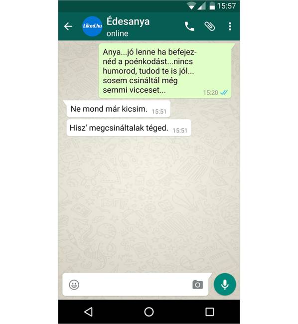 Kegyetlenül őszinte.