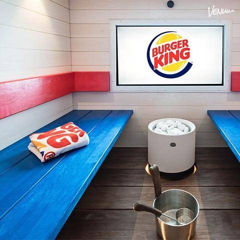 A finn fővárosban, Helsinkiben található egy Burger King étterem, aminek szaunája is van.