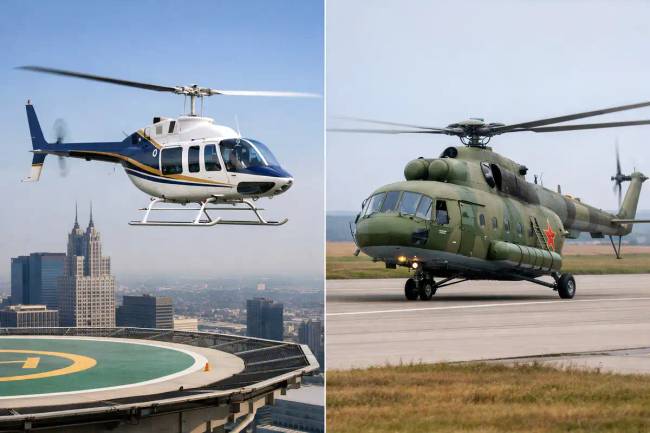 Kerekek vs. csúszótalpak: Miért gurulnak a szovjet helikopterek, és miért „síelnek” az amerikaiak?