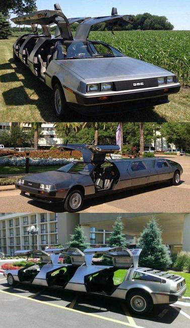 Van, akinek már az egyszerű DeLorean sem elég, limuzin kell belőle…