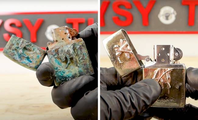 Zippo öngyújtó.