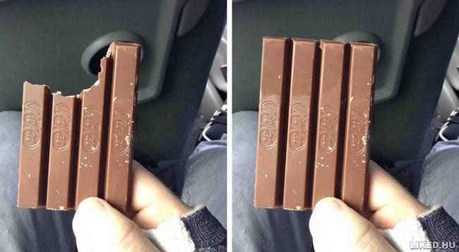 Vadállat módjára megkezdett KitKat