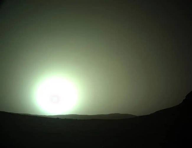 A Nap látványa a Mars felszínéről / NASA
