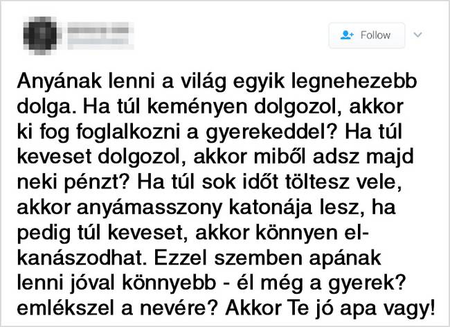 Az anyaság egy rendkívül alábecsült „hivatás" manapság.