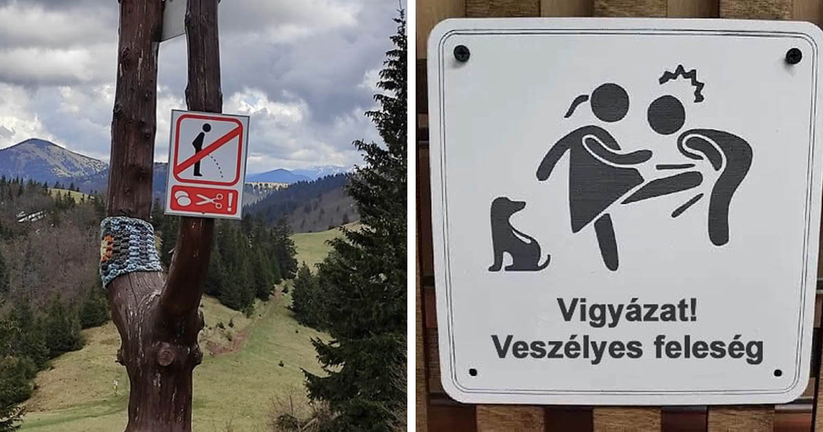 14 furcsa és vicces figyelmeztetés, amitől mindenki hangos nevetésben tör ki