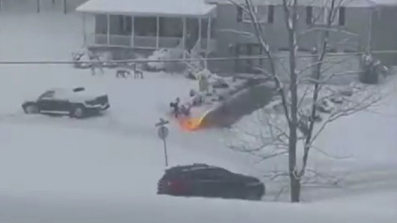 Egy amerikai férfi nagyon unta a hólapátolást, ezért szokatlan megoldással állt elő