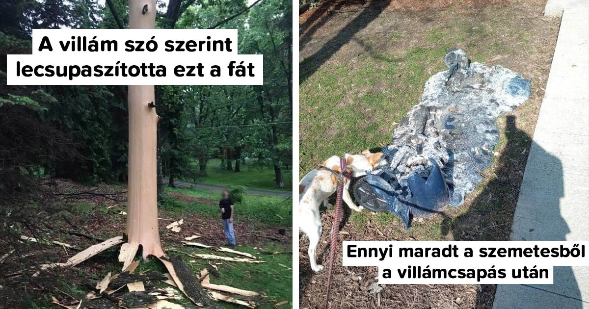 18 fotó, ami jól mutatja, hogy miért félnek annyira az emberek a villámlástól