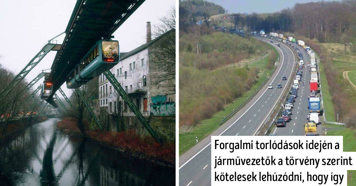Függővasút és trópusi paradicsom Európa közepén: 14 érdekes fotó Németországból