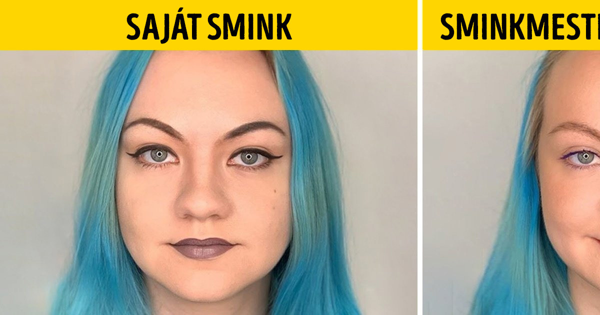 16 bátor lány, aki kisminkelte magát, majd profi sminkesre bízta az arcát