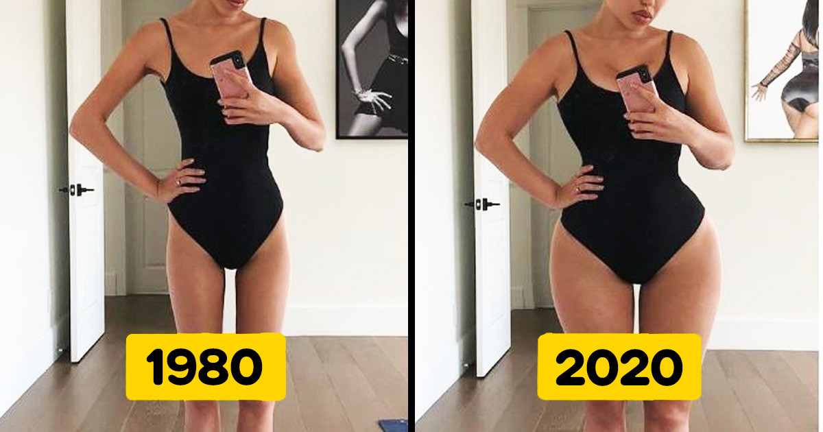 Egy fitnesz edző megmutatta, hogyan változott a tökéletes női test az utóbbi években