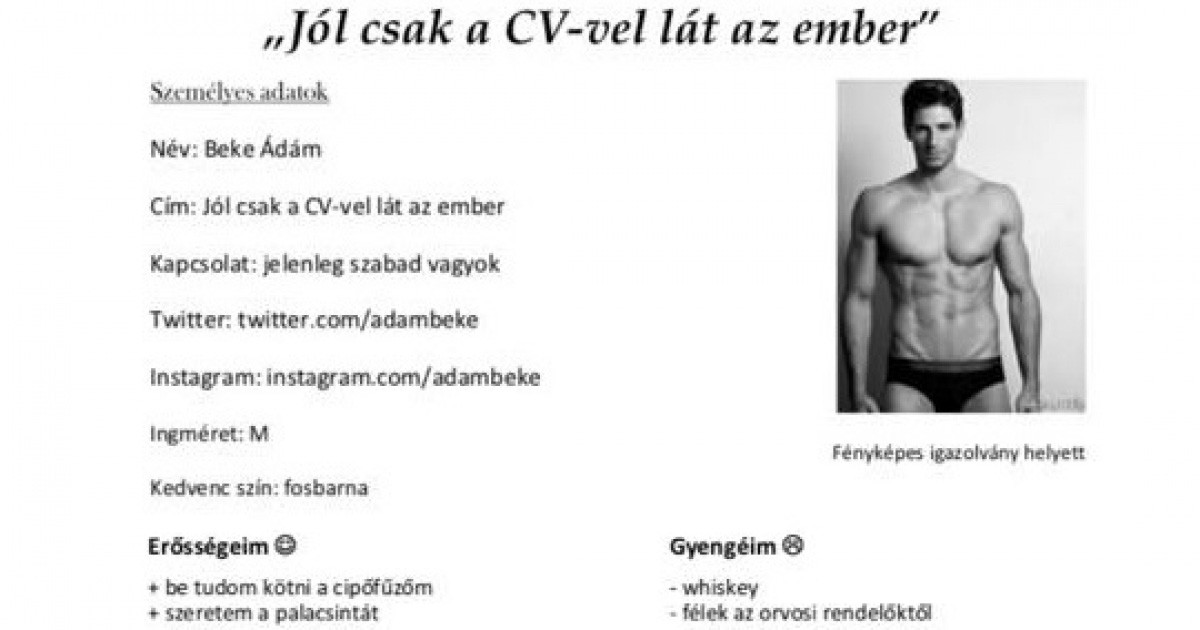 Minden idők legjobb magyar önéletrajza, amit nem lehet kibírni nevetés nélkül