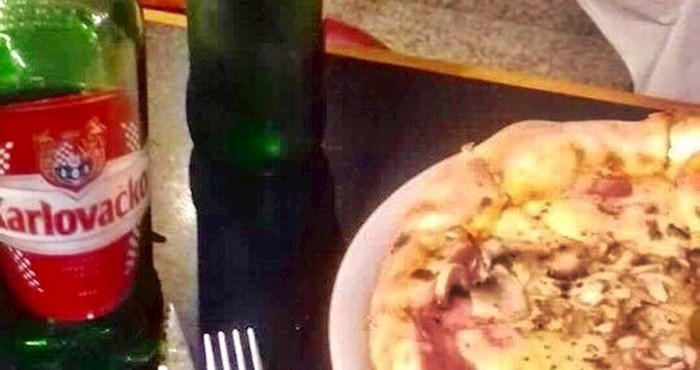 Pizzát rendelt egy horvát étteremben, de szokatlan evőeszközt kapott mellé