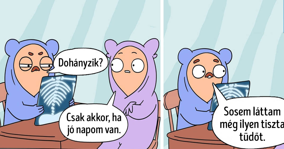 Egy orosz művész olyan vicces képregényeket rajzol, amikről mindenki könnyedén magára ismer