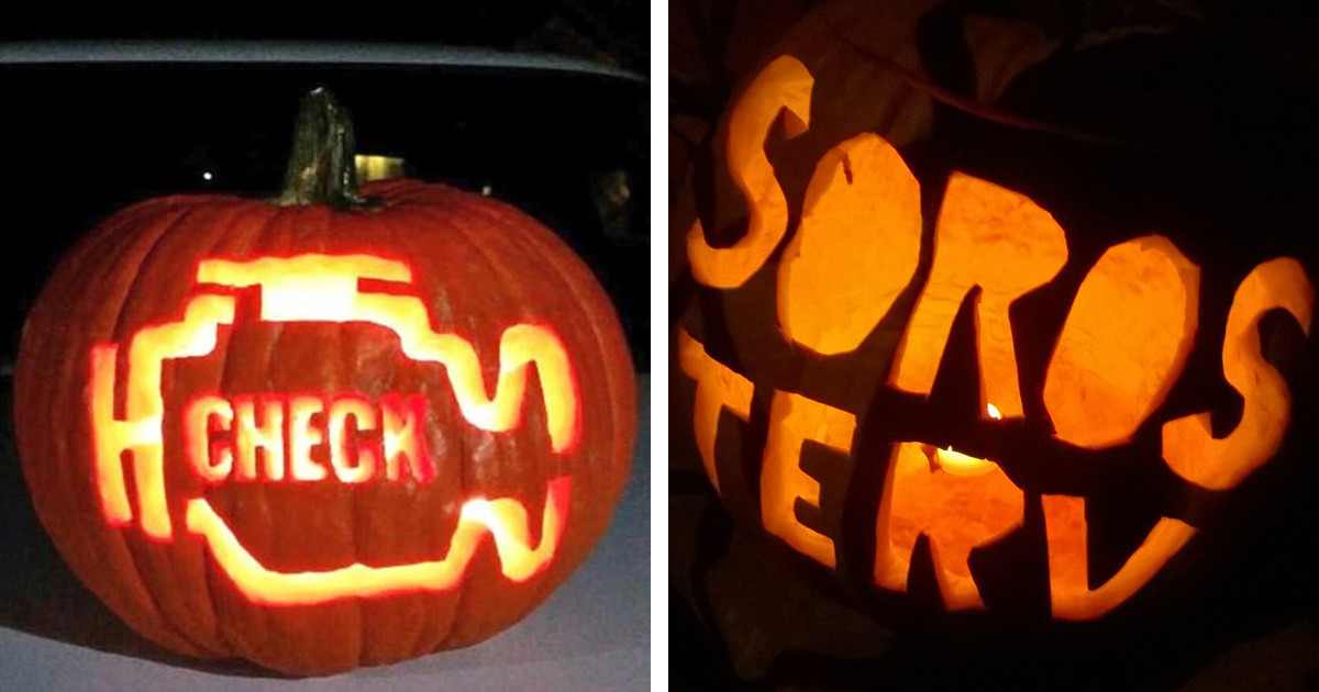 16 "hátborzongató" halloweeni töklámpás, aminél már semmi sem lehet félelmetesebb