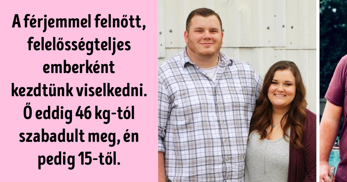 20 motiváló fotó párokról, akik együtt döntöttek a fogyásról