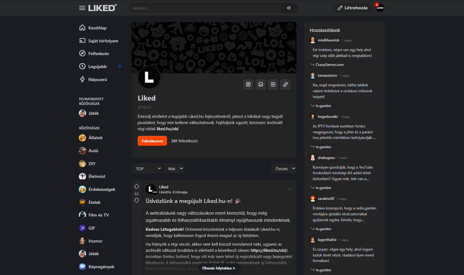 v2.0 – éjszakai mód és egyéb fejlesztések