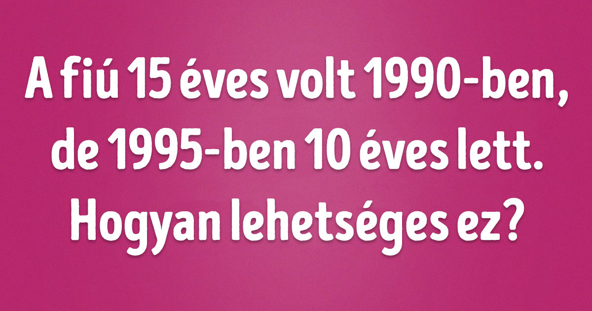 11 logikai fejtörő, ami segít megdolgoztatni az agyadat